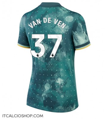 Tottenham Hotspur Micky van de Ven #37 Terza Maglia Femmina 2024-25 Manica Corta